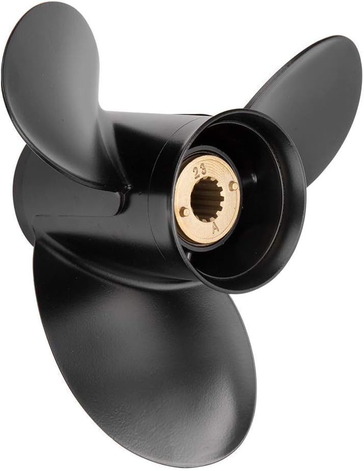 VQPROPs Your Props Marine 13 Spline Tooth Prop RH,Upgrade Aluminum Outboard Propeller fit Mercury Engines 25-70HP (10 3/8 x 13) - Image 1